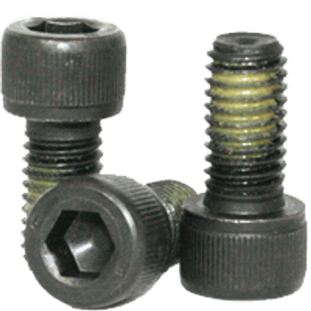 Picture of Brighton Best 542124 M8-1.25X50 mm,(Pt) Socket Cap Screw 12.9 Din 912 Alloy Nylon-Patch Thermal Black Oxide